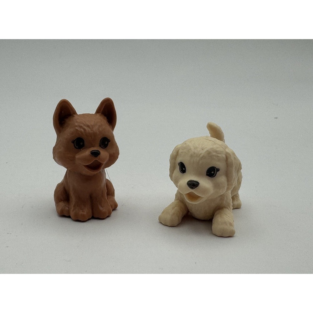 2019 Barbie Club Chelsea Camper Doll Brown Puppy Dog Pet Animal‎ Lot of 2